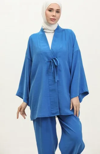 Tensel Fabric Abaya Set 9046-02 Saks 9046-02