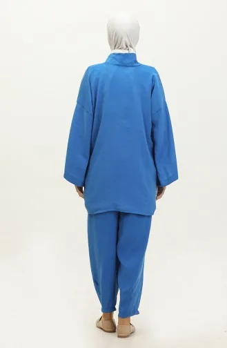 Tensel Fabric Abaya Set 9046-02 Saks 9046-02