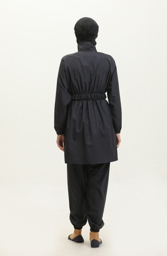 Hijab-badpak Met Tas 5036-01 Marineblauw 5036-01