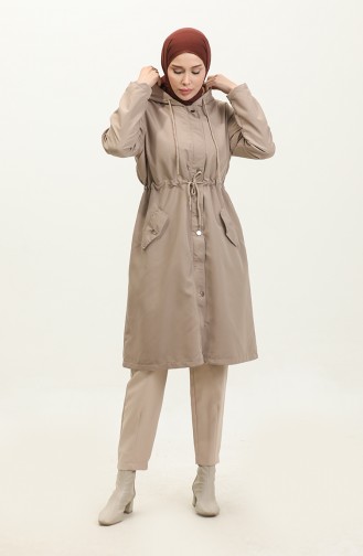 Trenchcoat Met Tailleband 1906 1906-02 Licht Tarwe 1906-02