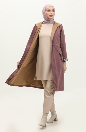 Trenchcoat Met Tailleband 1906 1906-03 Dusty Rose 1906-03