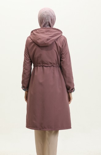 Waist Tied Trench Coat 1906 1906-03 Dusty Rose 1906-03