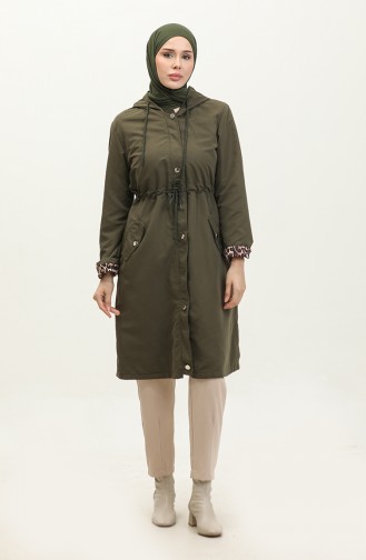 Trenchcoat Met Tailleband 1906 1906-04 Kaki 1906-04