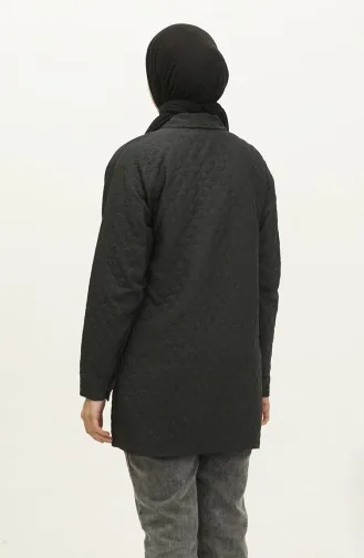 Stepphemd Mit Druckknopfverschluss Schwarz K316 366