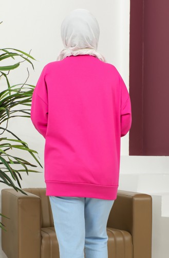 Einfarbiges Sport-Sweatshirt 2022-09 Candy Pink 2022-09