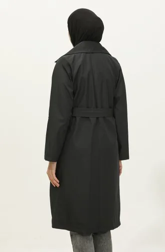 Klassieke Trenchcoat Zwart K262 380