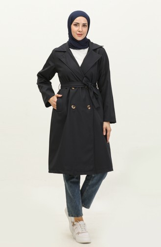 Classic Trench Coat Navy Blue K262 382