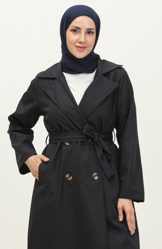 Klassieke Trenchcoat Marineblauw K262 382