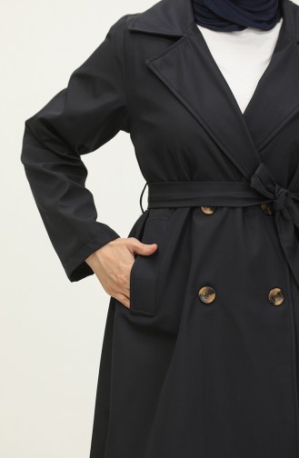 Classic Trench Coat Navy Blue K262 382