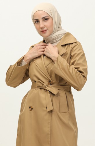 Klassischer Trenchcoat Kamel K262 387