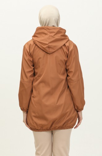 Zippered Cap Brown K280 344
