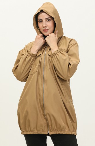 Zippered Cap Beige K280 345