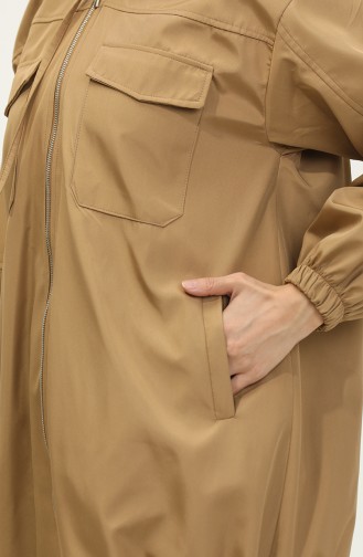 Zippered Cap Beige K280 345