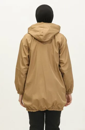 Kappe Mit Reißverschluss Beige K280 345