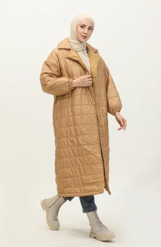 معطف مبطن مخطط جملي K317 313
