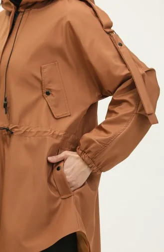 Trenchcoat Mit Elastischer Taille Braun K282 331