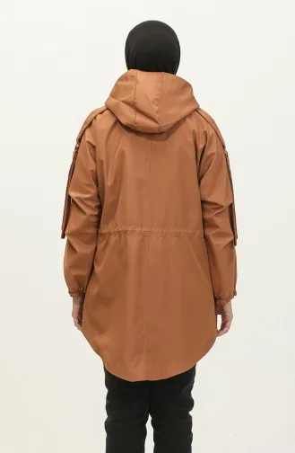 Trenchcoat Mit Elastischer Taille Braun K282 331