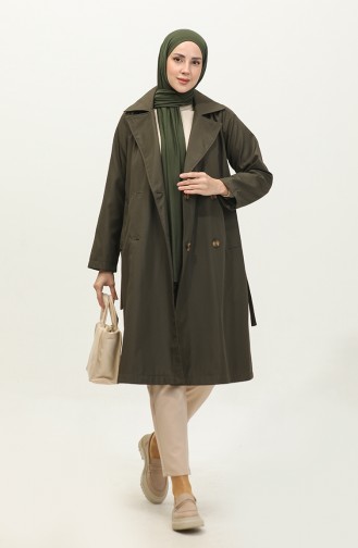 Klassischer Trenchcoat Khaki K262 381