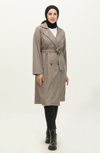 Klassischer Trenchcoat Nerz K262 384