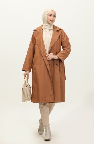 Klassischer Trenchcoat Braun K262 385