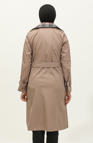 Trench-coat Détaillé Imprimé Vison K333 495