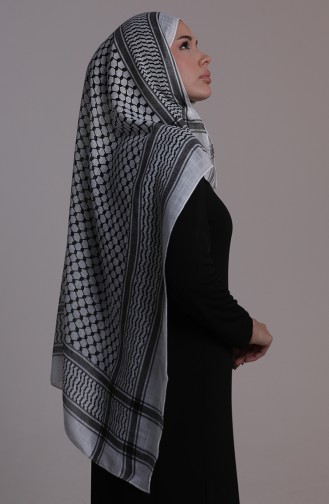 Palestine Keffiyeh Scarf 1001-01 white 1001-01