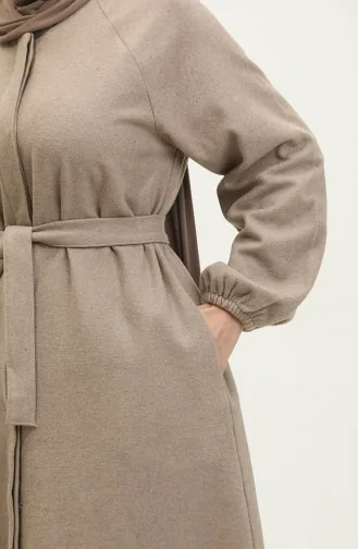 Hidden Buttoned Cachet Coat 3200-07 Black 3200-08