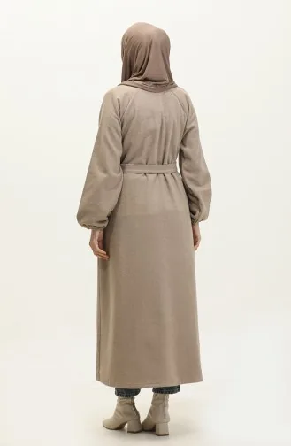 Hidden Buttoned Cachet Coat 3200-07 Black 3200-08