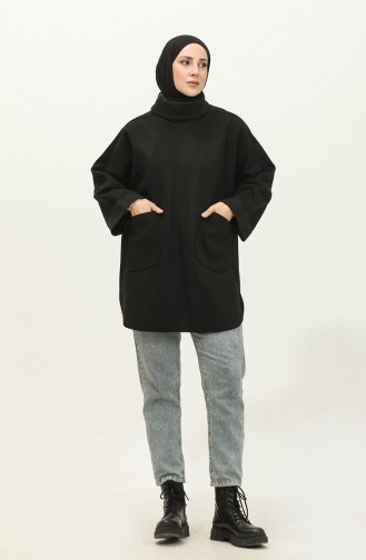 Turtleneck Cap Black K294 349