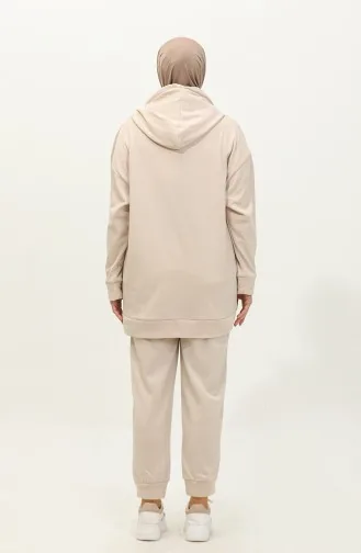 Dreifädiger Steinanzug Beige Tk194 337