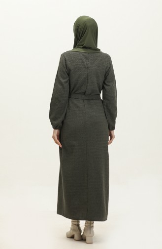 Robe Manches Elastiques 0307-02 Khaki 0307-02