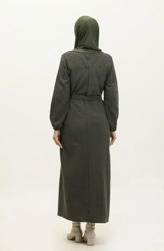 Robe Manches Elastiques 0307-02 Khaki 0307-02