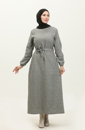 Robe Manches Elastiques 0307-03 Noir 0307-03