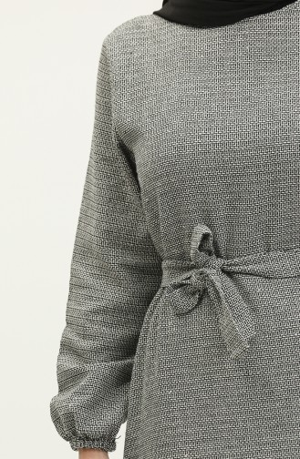 Robe Manches Elastiques 0307-03 Noir 0307-03
