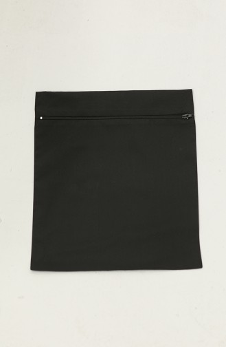 Hijab-Badeanzug mit Tasche 5037-01 Schwarz 5037-01