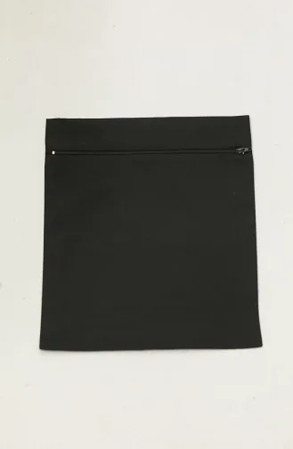Maillot De Bain Hijab Avec Sac 5037-01 Noir 5037-01
