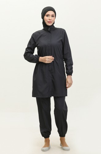 Hijab-badpak Met Tas 5037-02 Marineblauw 5037-02
