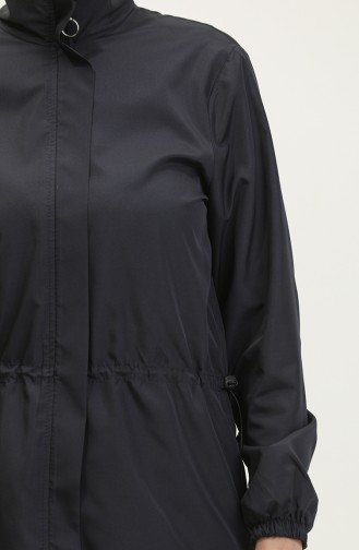 Hijab-Badeanzug mit Tasche 5037-02 Marineblau 5037-02