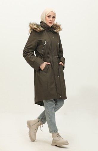 Fur Coat Green K202 374