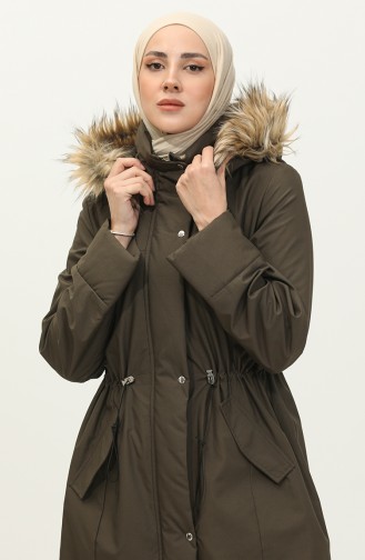 Fur Coat Green K202 374