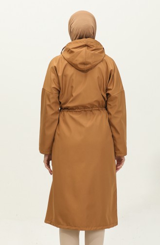 Trenchcoat Met Veters Bruin K305 417