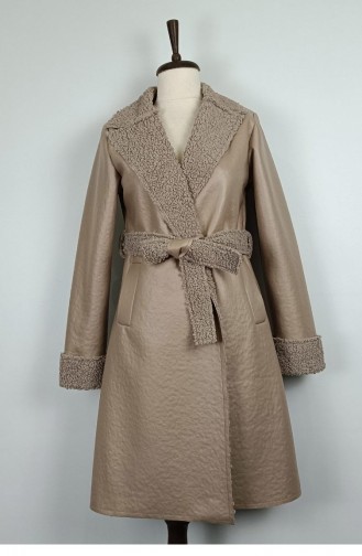 Fur Leather Coat Mink K337 665