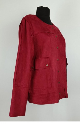 Snap Suède Jas Rood C45 683