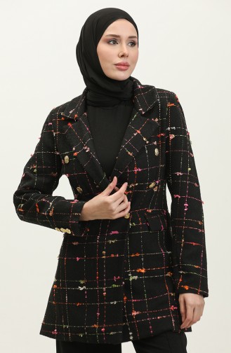 Plaid Boucle Jacket Pink C1428D 406