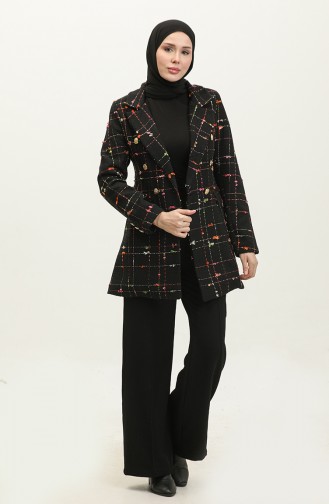 Plaid Boucle Jacket Pink C1428D 406