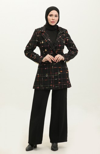 Plaid Boucle Jacket Pink C1428D 406