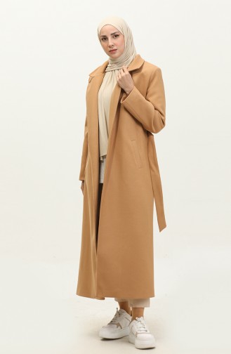 Manteau Long Doublé Camel K323 512