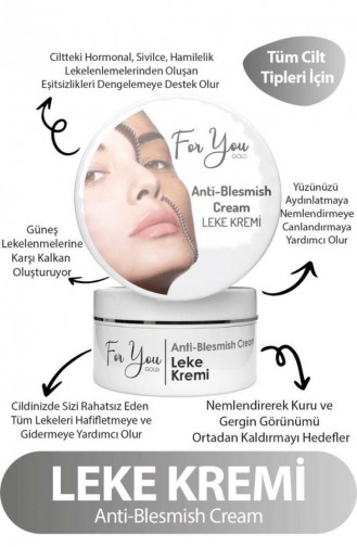 Für Sie Gold Blemish Cream Anti Blemish Anti Blemish 8698500856819