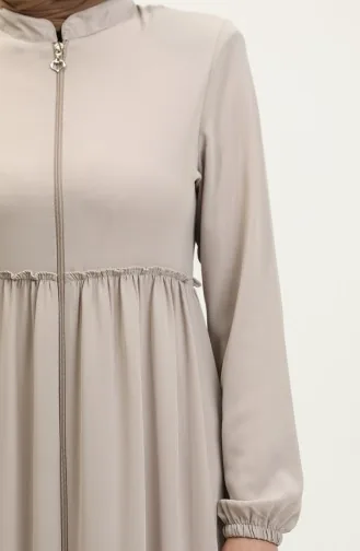 Verzamelde Abaya 5042-08 Mink 5042-08