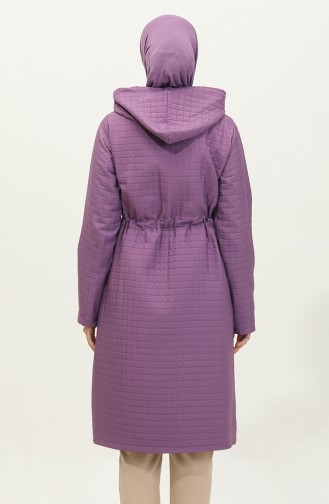 Hooded Waist Drawstring Cape 0314-06 Lilac 0314-06